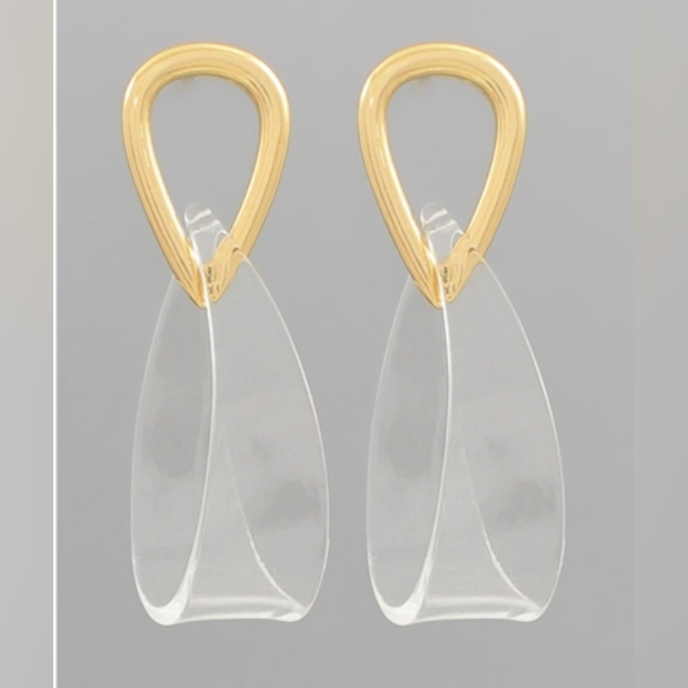 2 Teardrop Link Earrings